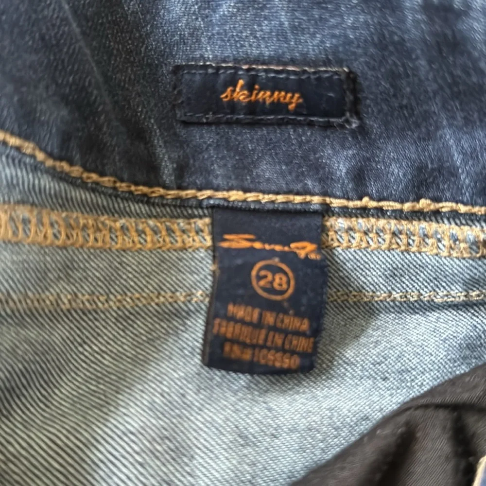 Seven Brand Skinny Jean size 28